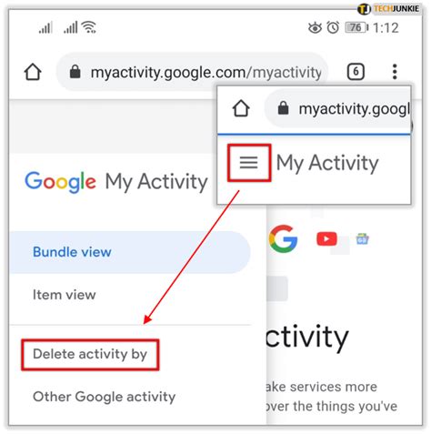 google my activity delete all.